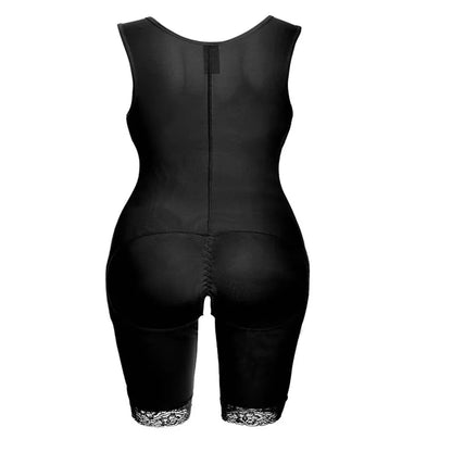Lace Zip Body Shaper – Tummy Control & Butt Lifter Corset