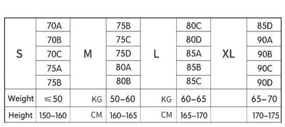 Seamless Deep V Wireless Bra with Soft Padding and Comfort Fit