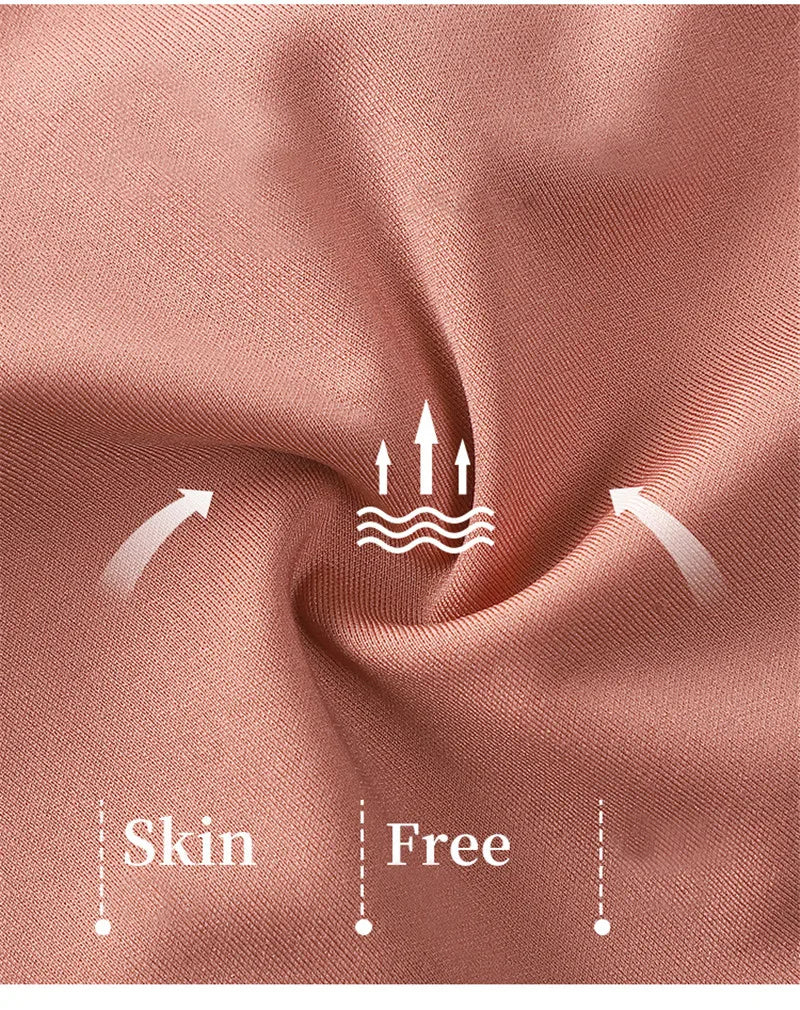 Seamless Deep V Wireless Bra with Soft Padding and Comfort Fit