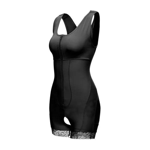 Lace Zip Body Shaper – Tummy Control & Butt Lifter Corset