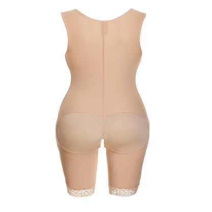 Lace Zip Body Shaper – Tummy Control & Butt Lifter Corset
