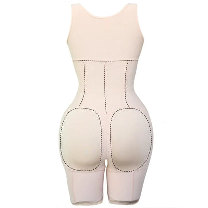 Lace Zip Body Shaper – Tummy Control & Butt Lifter Corset