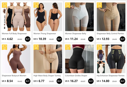 Colombian Shapewear – High Compression Tummy Control & Butt Lifter