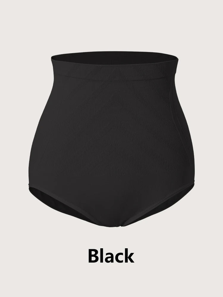 Seamless high-waisted shaping panties – Abdominal control and butt lift.