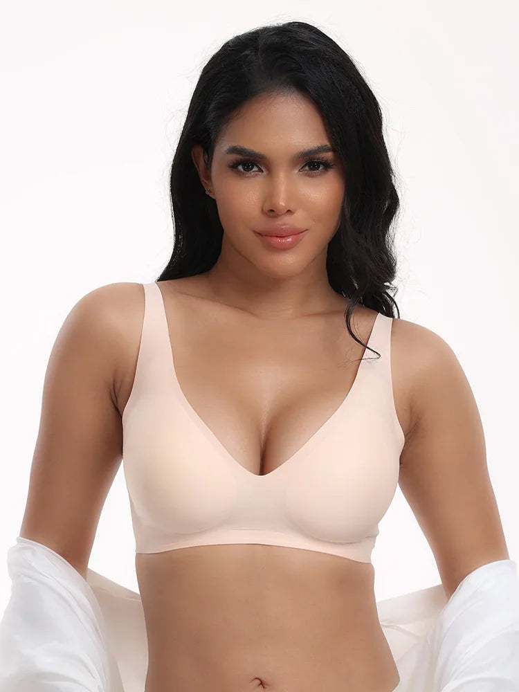 Seamless Wireless Bra with Everyday Comfort and Support