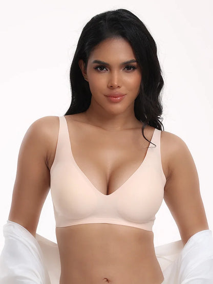 Seamless Wireless Bra with Everyday Comfort and Support