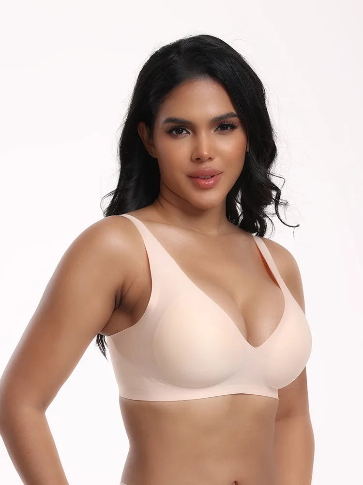 Seamless Wireless Bra with Everyday Comfort and Support