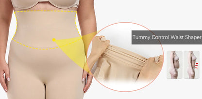 Plus Size High-Waist Shapewear – Tummy Control & Slimming Shorts