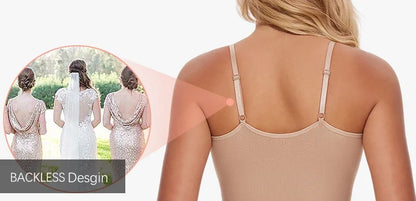 Full Body Shaper – Adjustable Straps, Tummy Control & Seamless Slimming Bodysuit