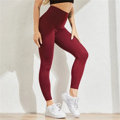 High-Waist Fitness Leggings – Butt Lift & Stretch Workout Pants