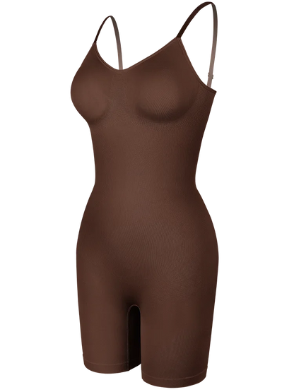 Full Body Shaper – Adjustable Straps, Tummy Control & Seamless Slimming Bodysuit