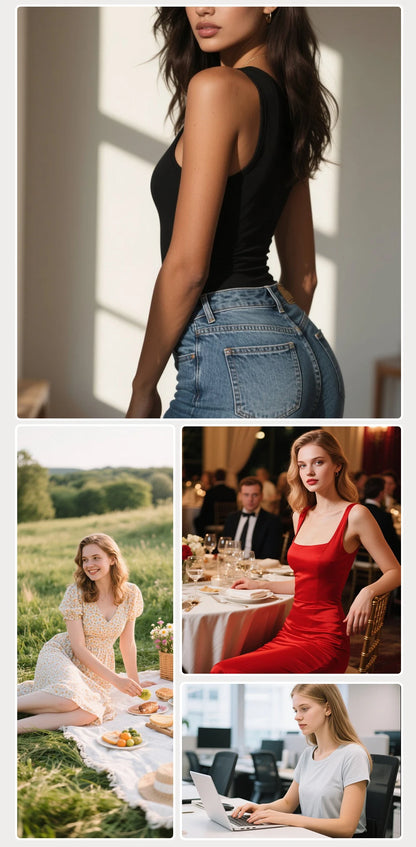 Slim Bodysuit Shapewear – Zipper Waist Trainer & Tummy Control Corset