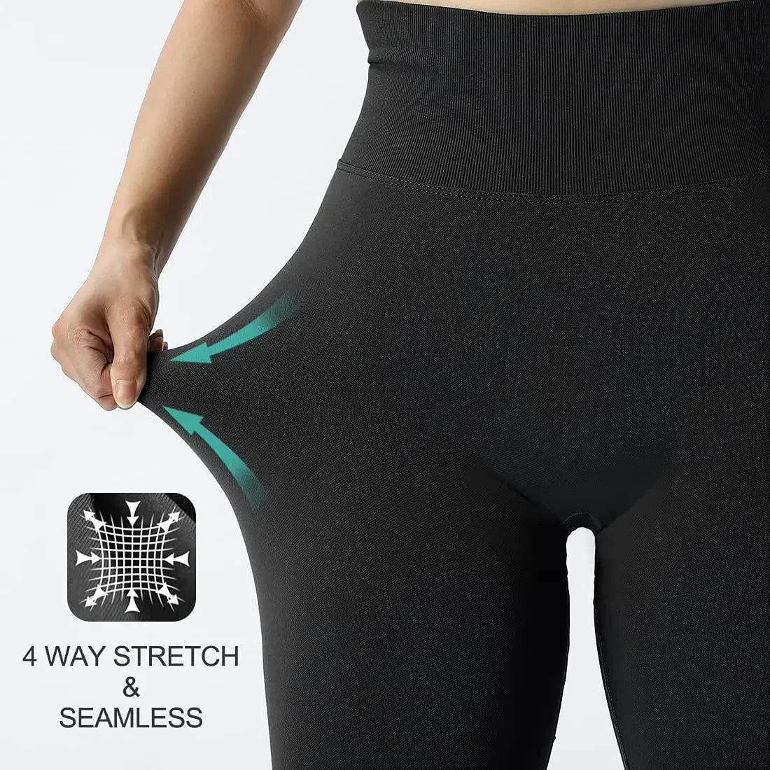 Seamless High-Waisted Leggings for the Gym – Shape the Hips and Buttocks