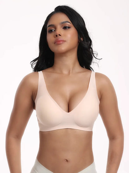 Seamless Wireless Bra with Everyday Comfort and Support