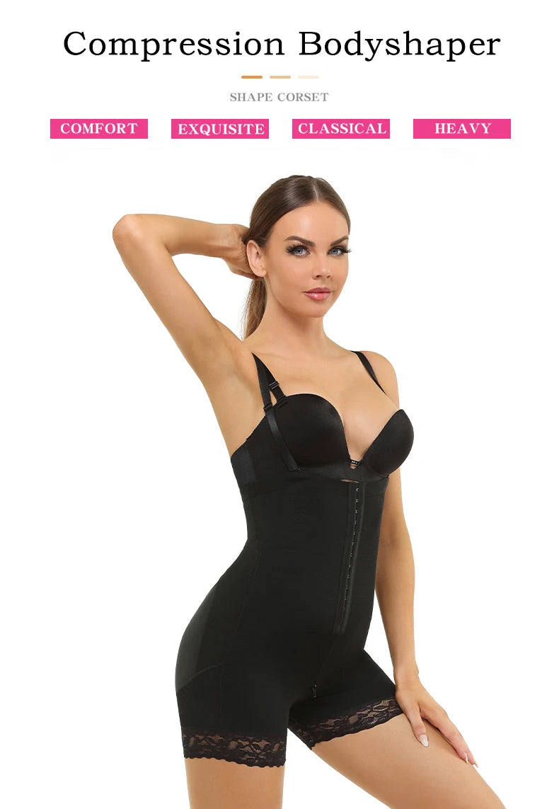 High-Compression Abdominal Shapewear – Strapless Tummy Control & Waist Support