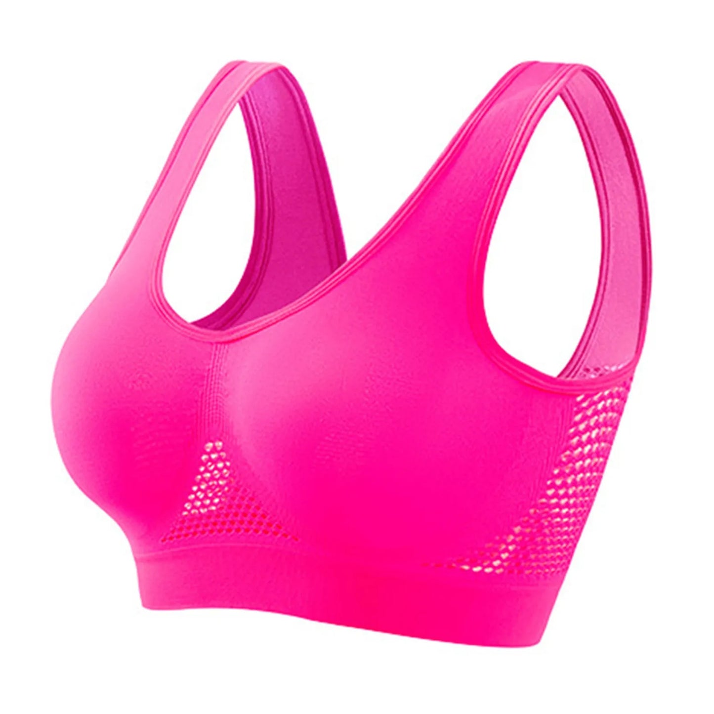 Shockproof Sports Bra – High Support & Beautiful Back Design for Running and Yoga