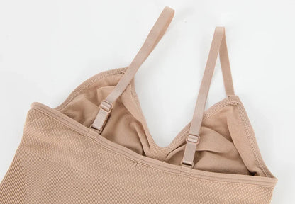 Full Body Shaper – Adjustable Straps, Tummy Control & Seamless Slimming Bodysuit