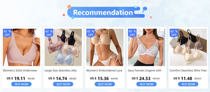 Seamless Wireless Bra with Everyday Comfort and Support