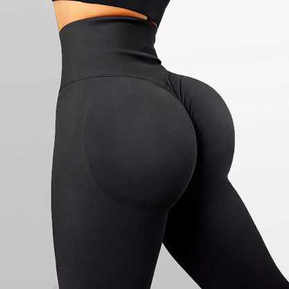 Seamless High-Waisted Leggings for the Gym – Shape the Hips and Buttocks
