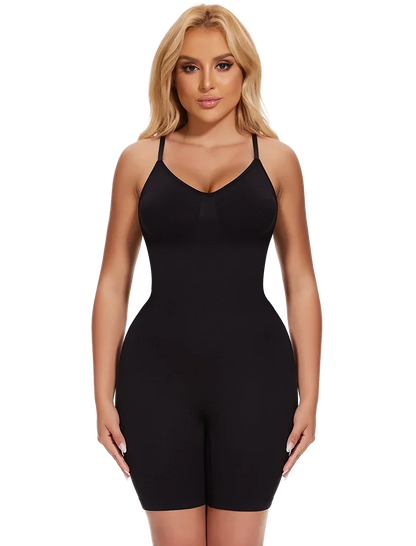 Full Body Shaper – Adjustable Straps, Tummy Control & Seamless Slimming Bodysuit