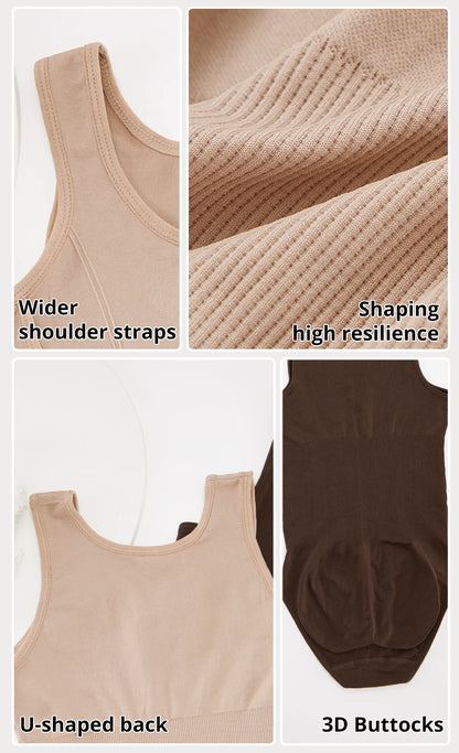 Slim Bodysuit Shapewear – Zipper Waist Trainer & Tummy Control Corset