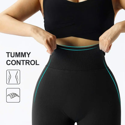Seamless High-Waisted Leggings for the Gym – Shape the Hips and Buttocks