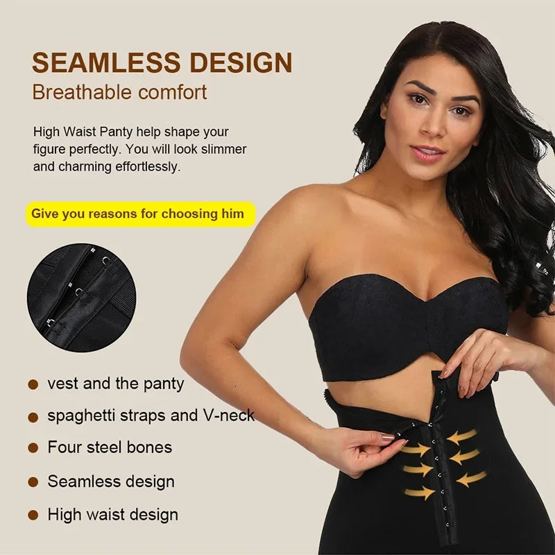 Colombian Butt Lifter Shapewear – High-Waist Tummy Control Panties