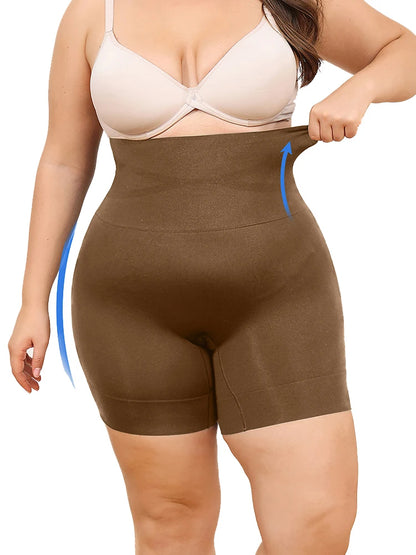 Plus Size High-Waist Shapewear – Tummy Control & Slimming Shorts