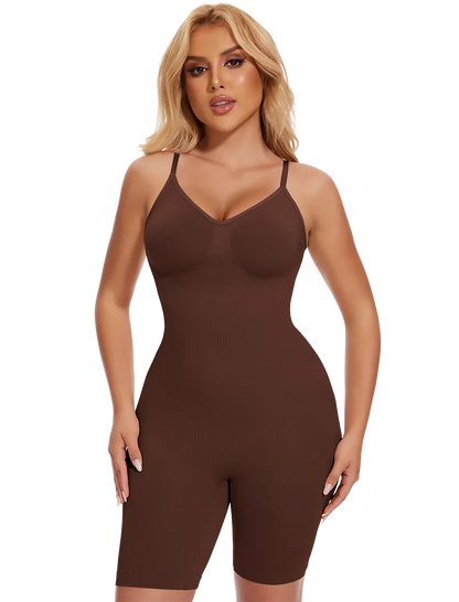 Full Body Shaper – Adjustable Straps, Tummy Control & Seamless Slimming Bodysuit
