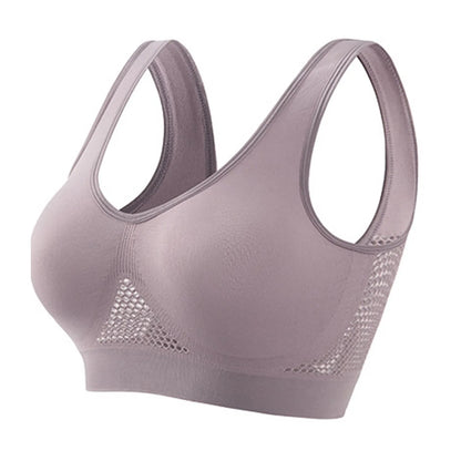 Shockproof Sports Bra – High Support & Beautiful Back Design for Running and Yoga