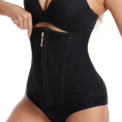 Latex Waist Trainer – Steel-Boned Corset for Slimming & Body Shaping