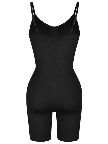 Full Body Shaper – Adjustable Straps, Tummy Control & Seamless Slimming Bodysuit