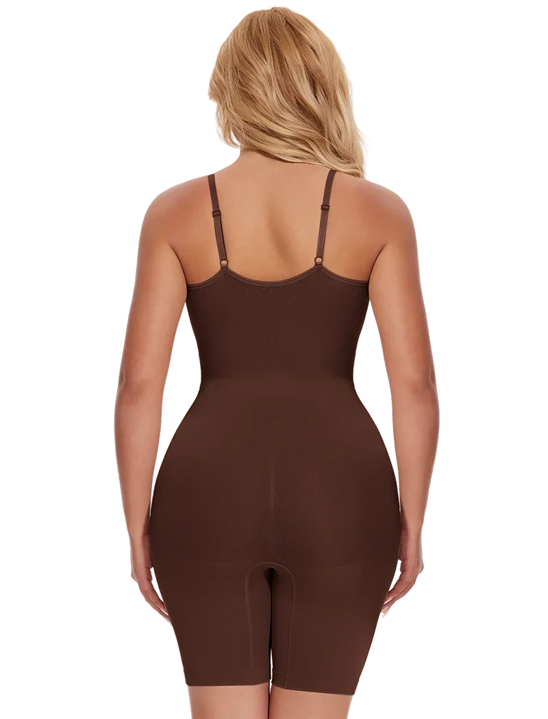 Full Body Shaper – Adjustable Straps, Tummy Control & Seamless Slimming Bodysuit