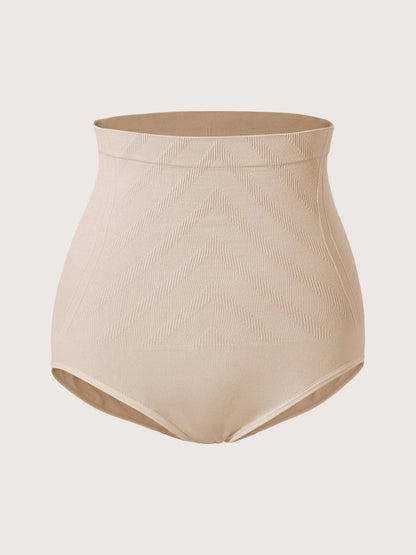 Seamless high-waisted shaping panties – Abdominal control and butt lift.
