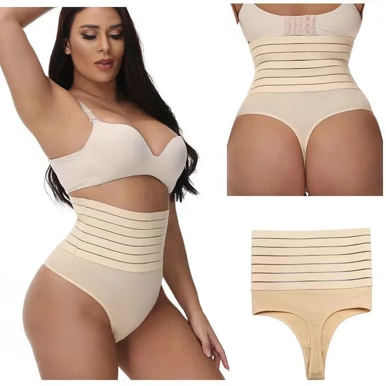 High-Waist Thong Shapewear – Tummy Control & Butt Lifter Panty