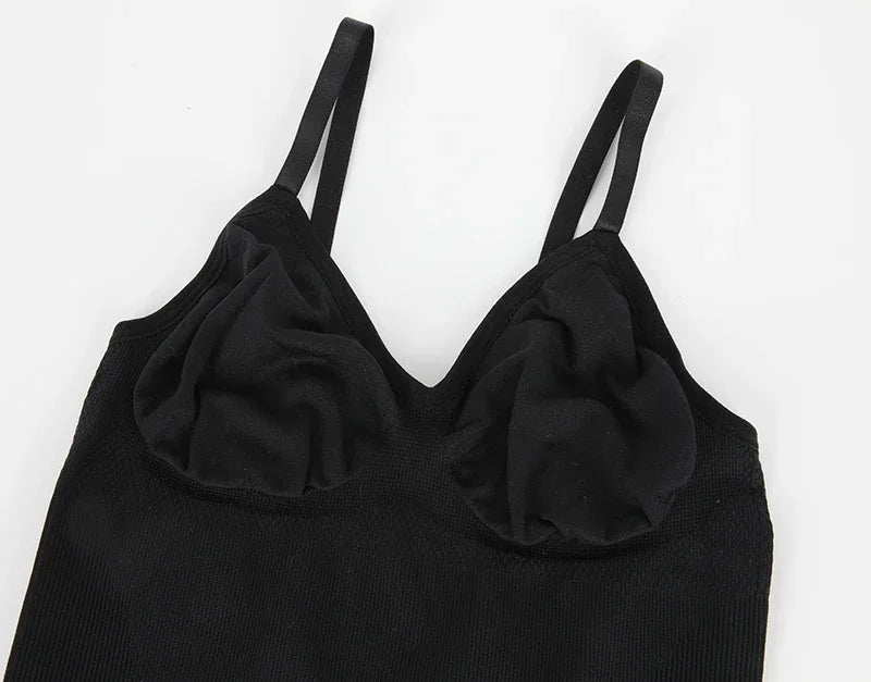 Full Body Shaper – Adjustable Straps, Tummy Control & Seamless Slimming Bodysuit