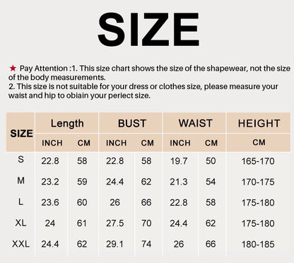 Slim Bodysuit Shapewear – Zipper Waist Trainer & Tummy Control Corset