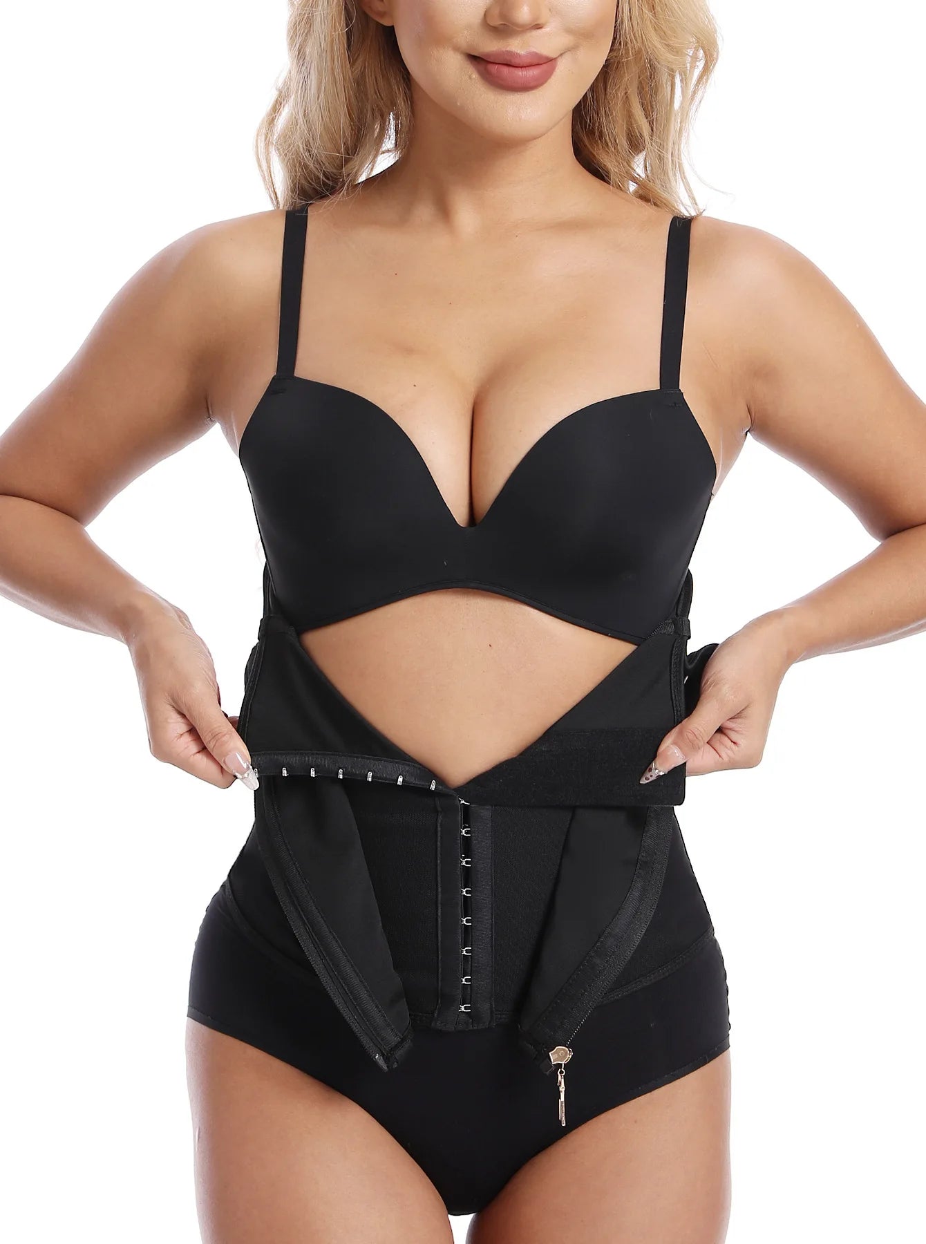 Latex Waist Trainer – Steel-Boned Corset for Slimming & Body Shaping