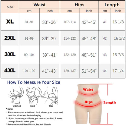 Plus Size High-Waist Shapewear – Tummy Control & Slimming Shorts