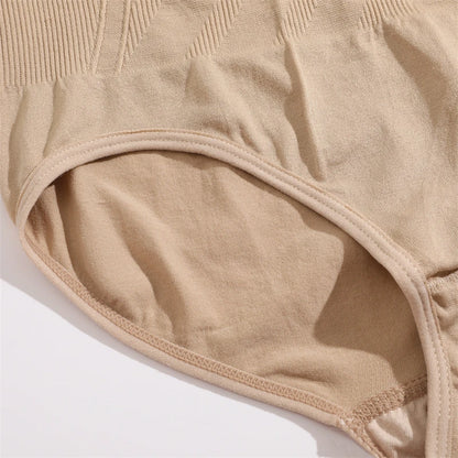 Seamless high-waisted shaping panties – Abdominal control and butt lift.