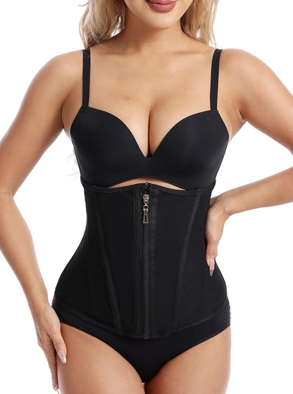 Latex Waist Trainer – Steel-Boned Corset for Slimming & Body Shaping