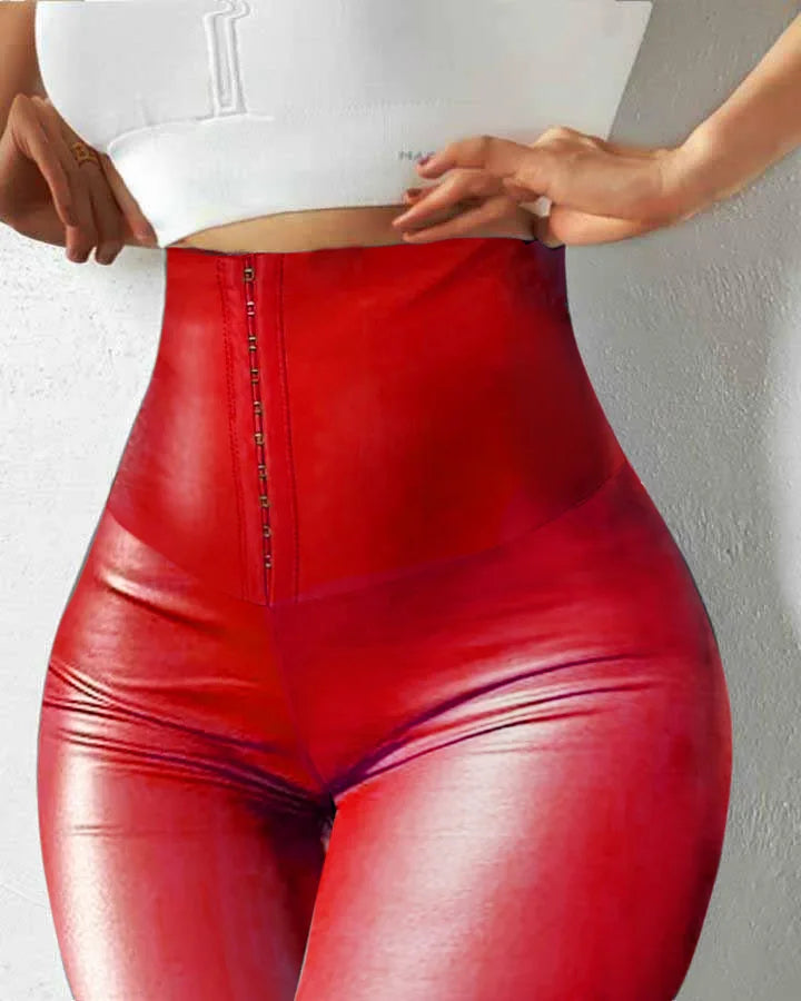 High-Waisted Streetwear Pants – Slim Fit, Hip Shaping Comfortable for Autumn/Winter