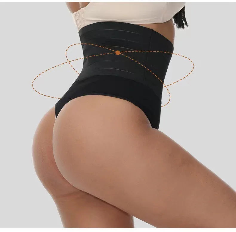 High-Waist Thong Shapewear – Tummy Control & Butt Lifter Panty