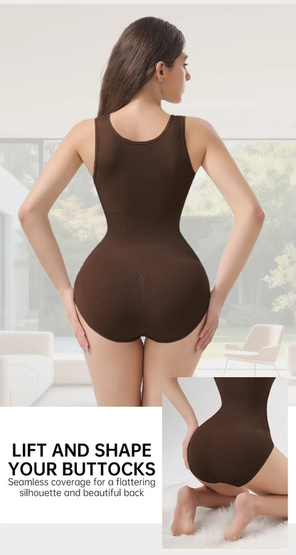 Slim Bodysuit Shapewear – Zipper Waist Trainer & Tummy Control Corset