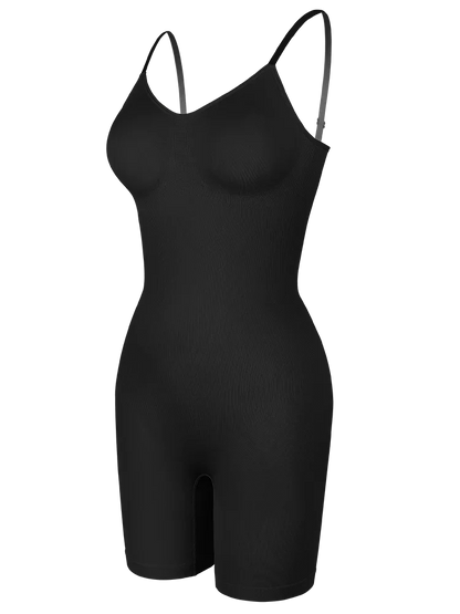 Full Body Shaper – Adjustable Straps, Tummy Control & Seamless Slimming Bodysuit