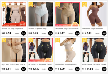 Colombian Shapewear – High Compression Tummy Control & Butt Lifter