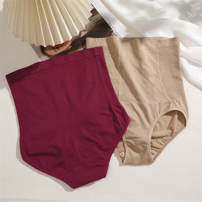 Seamless high-waisted shaping panties – Abdominal control and butt lift.
